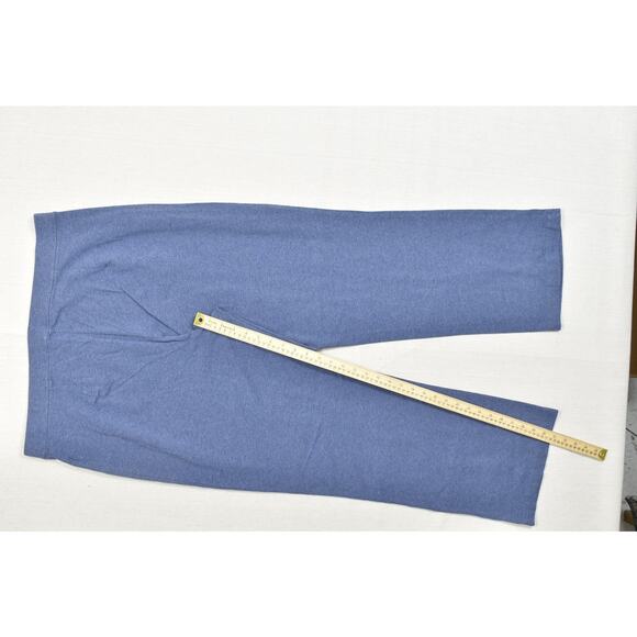 L.L. Bean Women's Plus Size 1X REG Blue Cotton Blend Trousers 252076 Lycra spand - Picture 5 of 8